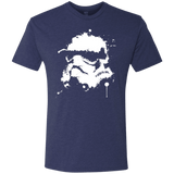 T-Shirts Vintage Navy / Small Splatted Helmet Men's Triblend T-Shirt