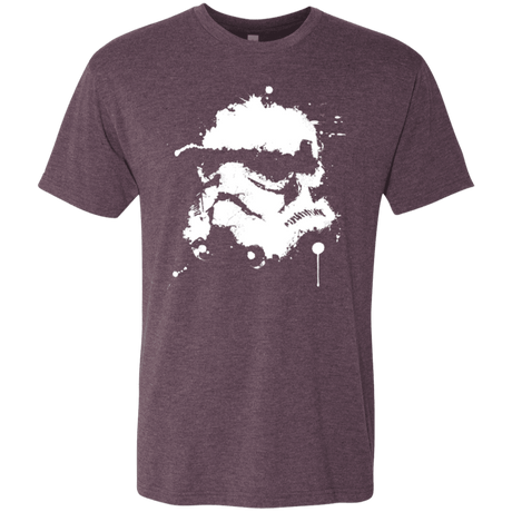 T-Shirts Vintage Purple / Small Splatted Helmet Men's Triblend T-Shirt