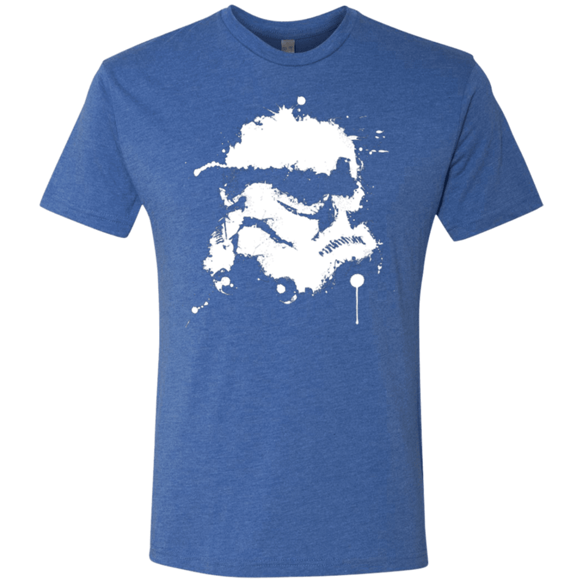 T-Shirts Vintage Royal / Small Splatted Helmet Men's Triblend T-Shirt