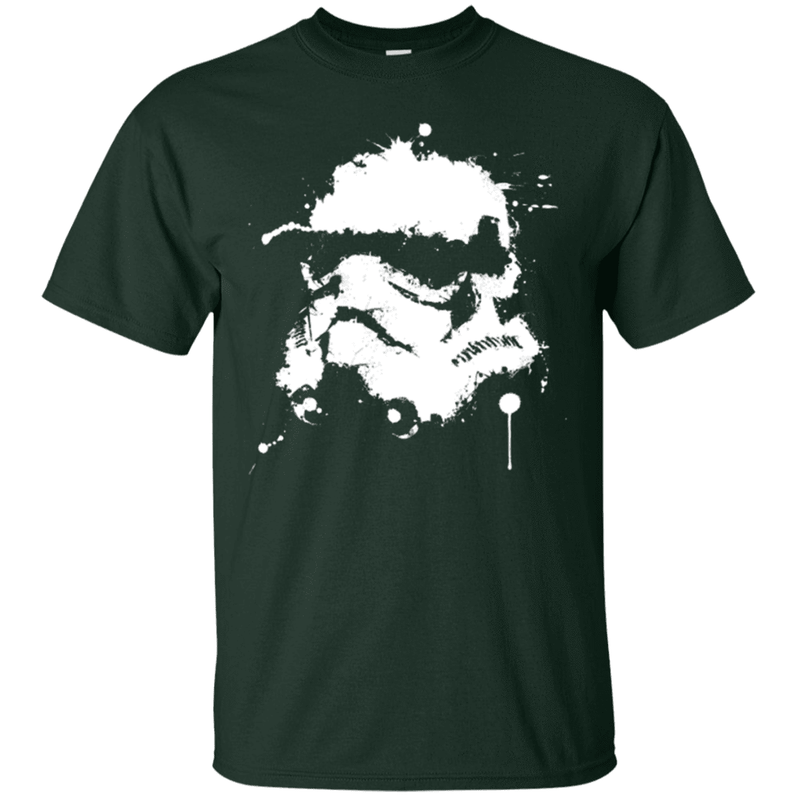 T-Shirts Forest Green / Small Splatted Helmet T-Shirt