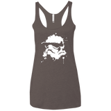 T-Shirts Macchiato / X-Small Splatted Helmet Women's Triblend Racerback Tank