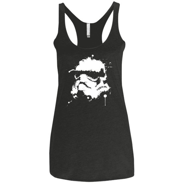 T-Shirts Vintage Black / X-Small Splatted Helmet Women's Triblend Racerback Tank