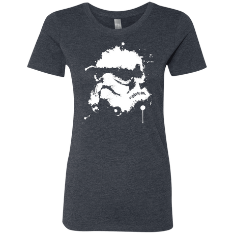 T-Shirts Vintage Navy / Small Splatted Helmet Women's Triblend T-Shirt