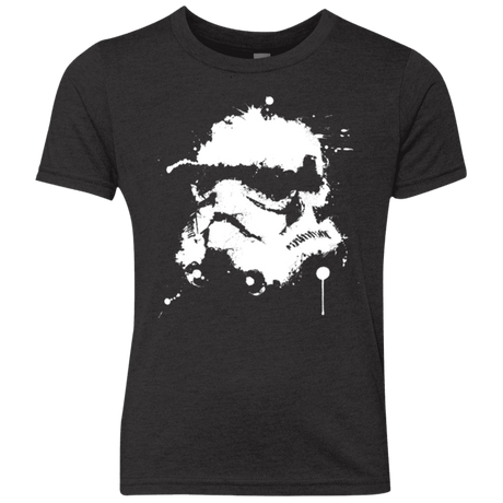 T-Shirts Vintage Black / YXS Splatted Helmet Youth Triblend T-Shirt