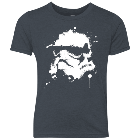 T-Shirts Vintage Navy / YXS Splatted Helmet Youth Triblend T-Shirt