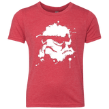 T-Shirts Vintage Red / YXS Splatted Helmet Youth Triblend T-Shirt