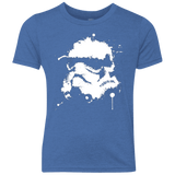T-Shirts Vintage Royal / YXS Splatted Helmet Youth Triblend T-Shirt