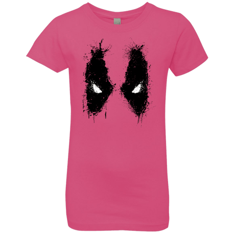 T-Shirts Hot Pink / YXS Splatted Merc Girls Premium T-Shirt