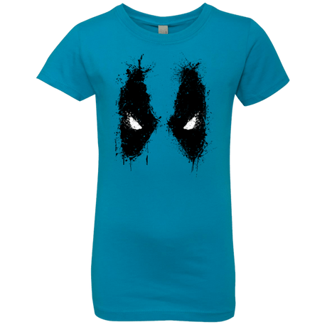 T-Shirts Turquoise / YXS Splatted Merc Girls Premium T-Shirt