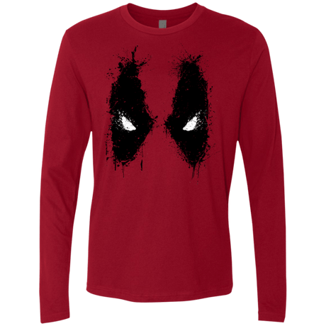 T-Shirts Cardinal / Small Splatted Merc Men's Premium Long Sleeve