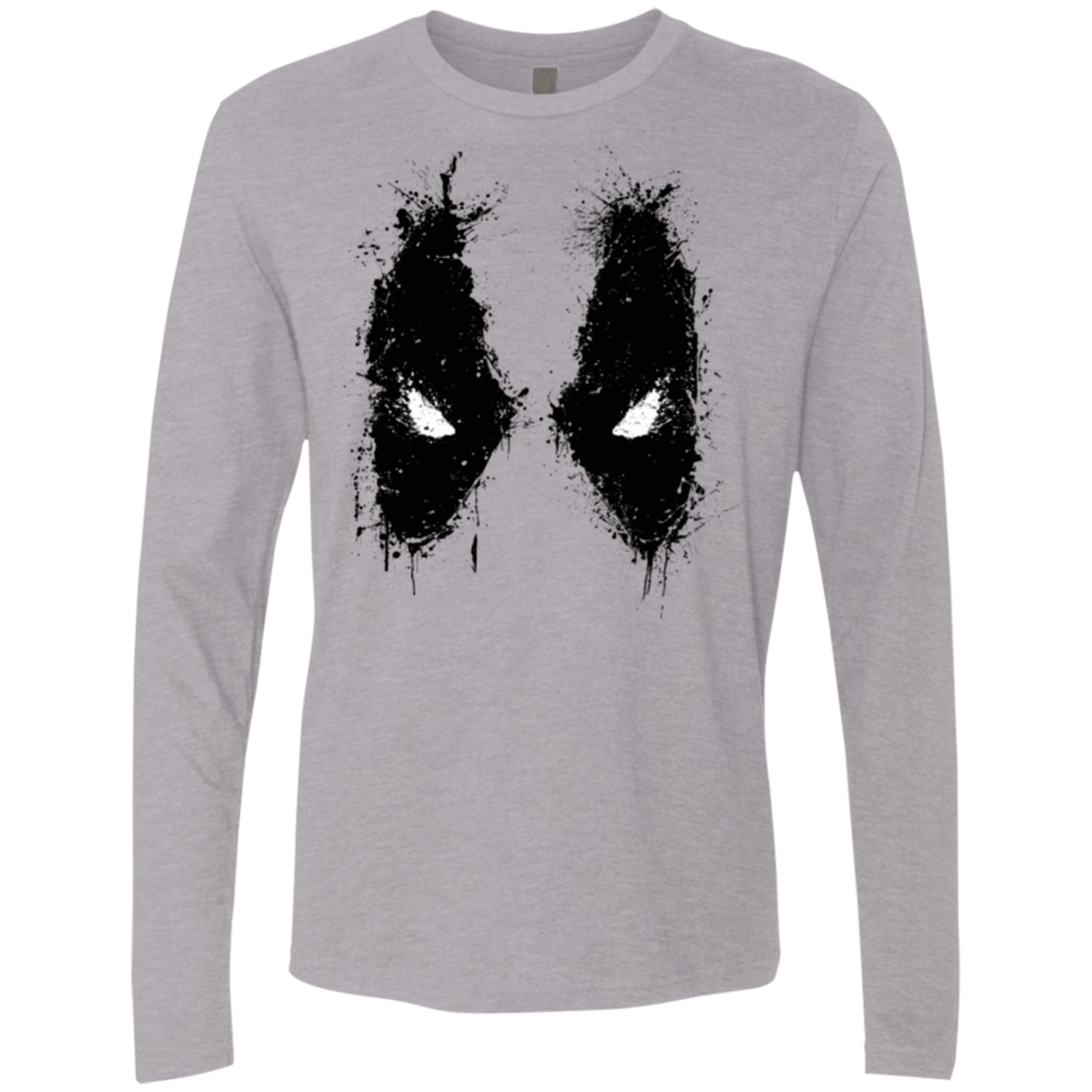 T-Shirts Heather Grey / Small Splatted Merc Men's Premium Long Sleeve