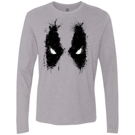 T-Shirts Heather Grey / Small Splatted Merc Men's Premium Long Sleeve
