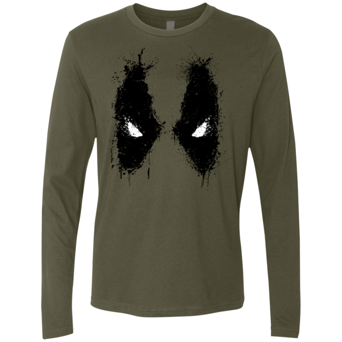 T-Shirts Military Green / Small Splatted Merc Men's Premium Long Sleeve