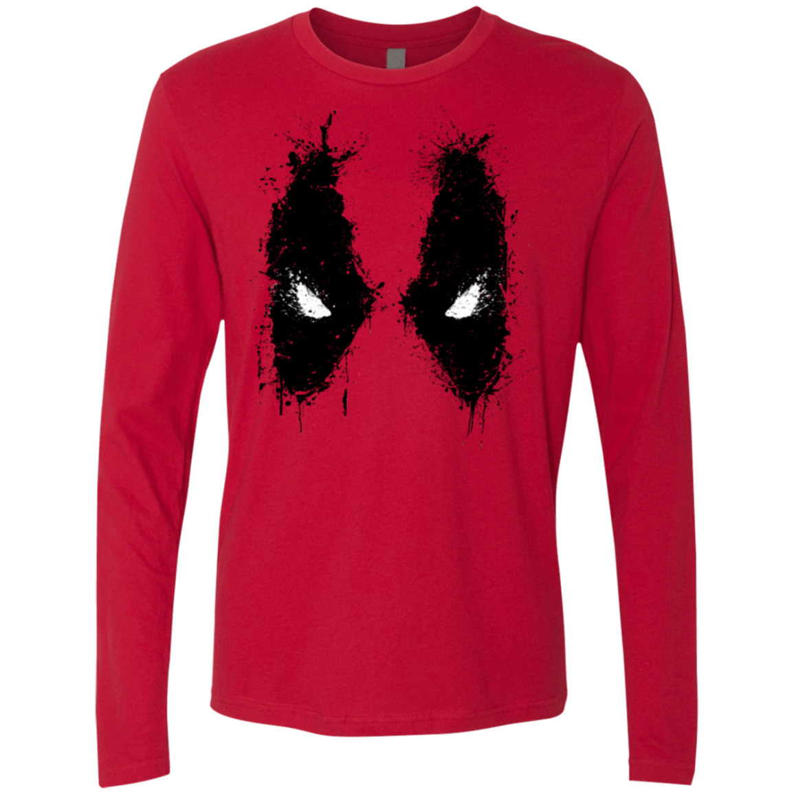 T-Shirts Red / Small Splatted Merc Men's Premium Long Sleeve