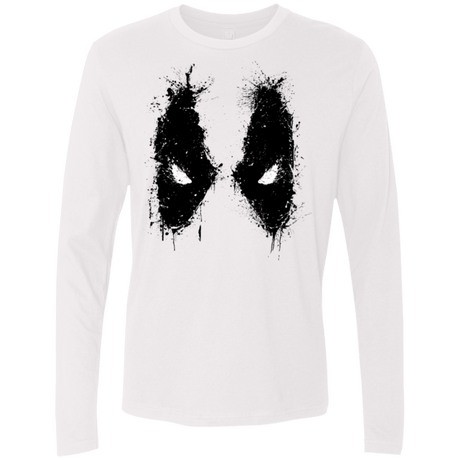 T-Shirts White / Small Splatted Merc Men's Premium Long Sleeve