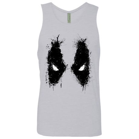 T-Shirts Heather Grey / Small Splatted Merc Men's Premium Tank Top