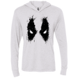 T-Shirts Heather White / X-Small Splatted Merc Triblend Long Sleeve Hoodie Tee