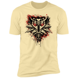 T-Shirts Banana Cream / S Splatter White Wolf Men's Premium T-Shirt