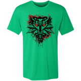 T-Shirts Envy / S Splatter White Wolf Men's Triblend T-Shirt