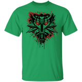 T-Shirts Irish Green / S Splatter White Wolf T-Shirt