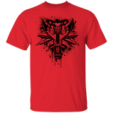 T-Shirts Red / S Splatter White Wolf T-Shirt