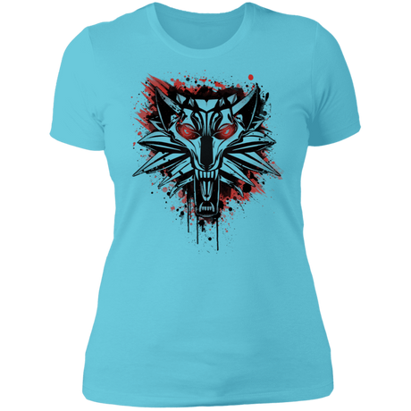 T-Shirts Cancun / S Splatter White Wolf Women's Premium T-Shirt