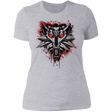 T-Shirts Heather Grey / S Splatter White Wolf Women's Premium T-Shirt