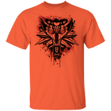 T-Shirts Orange / YXS Splatter White Wolf Youth T-Shirt