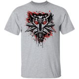 T-Shirts Sport Grey / YXS Splatter White Wolf Youth T-Shirt