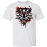 T-Shirts White / YXS Splatter White Wolf Youth T-Shirt