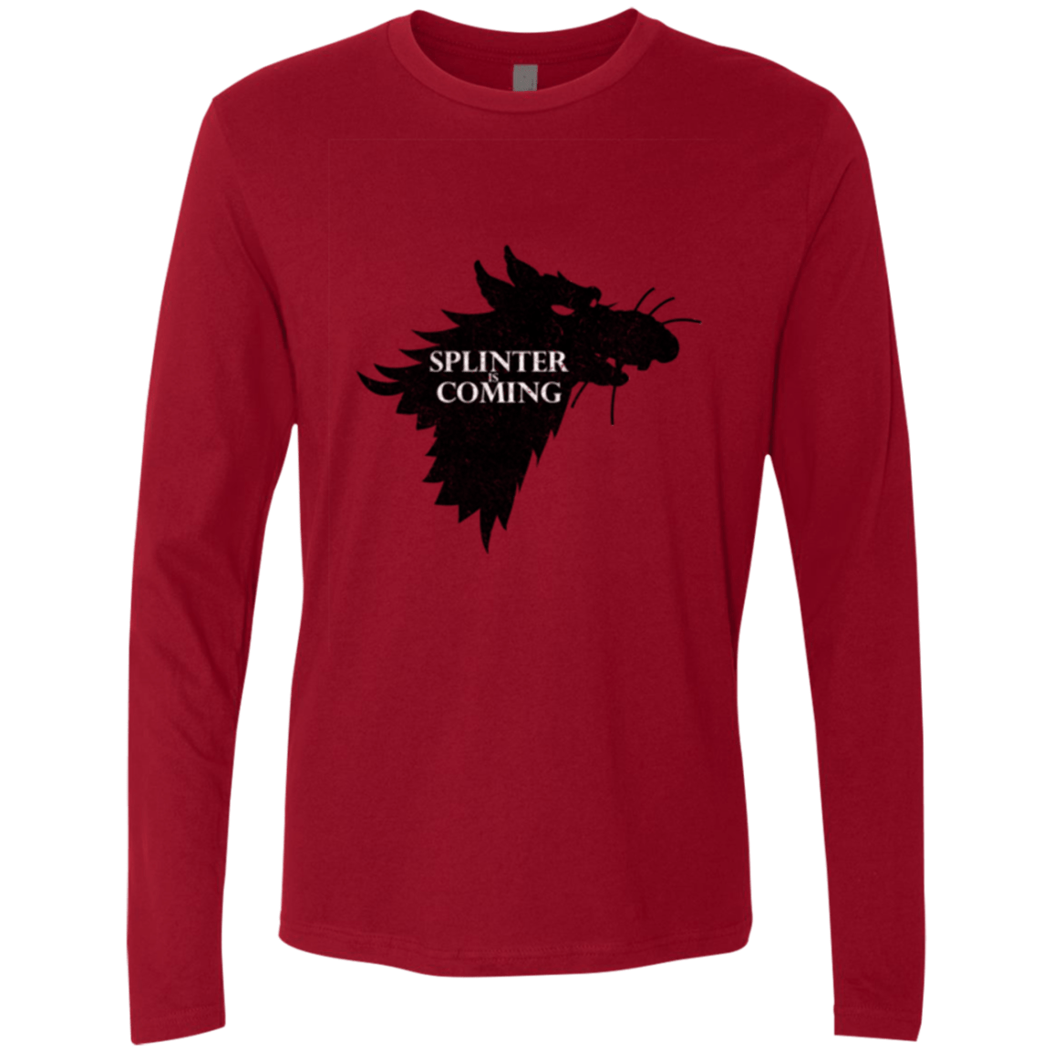 T-Shirts Cardinal / Small Splinter is Coming Men's Premium Long Sleeve