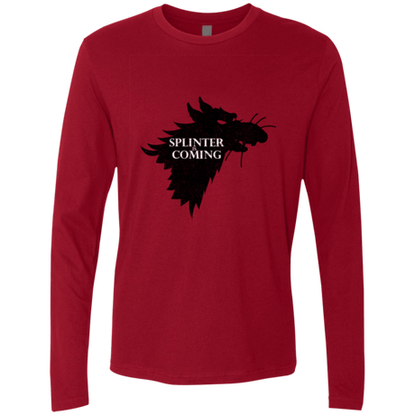 T-Shirts Cardinal / Small Splinter is Coming Men's Premium Long Sleeve