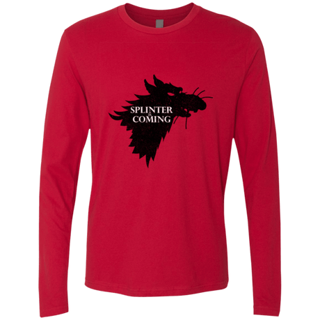 T-Shirts Red / Small Splinter is Coming Men's Premium Long Sleeve