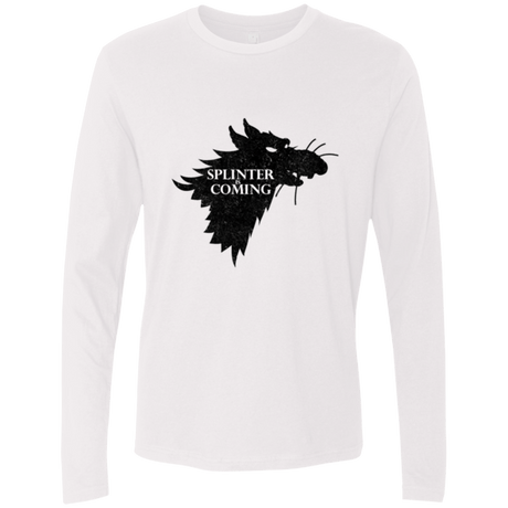 T-Shirts White / Small Splinter is Coming Men's Premium Long Sleeve