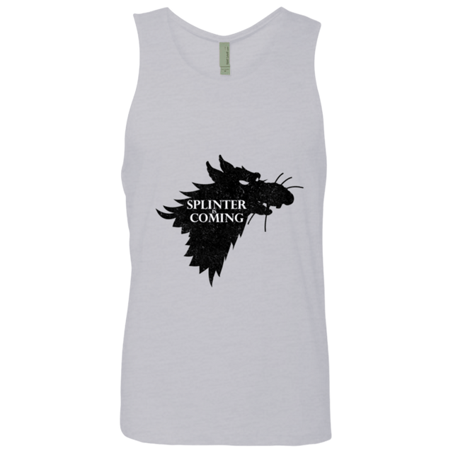 T-Shirts Heather Grey / Small Splinter is Coming Men's Premium Tank Top