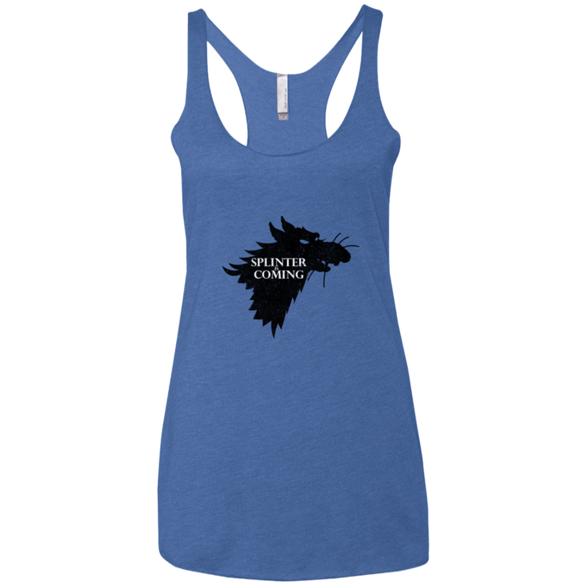 T-Shirts Vintage Royal / X-Small Splinter is Coming Women's Triblend Racerback Tank