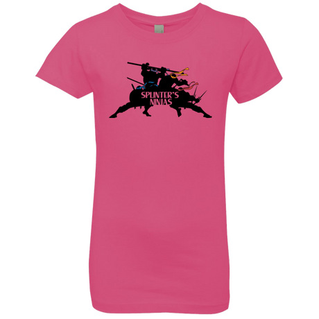 T-Shirts Hot Pink / YXS Splinters Ninjas Girls Premium T-Shirt