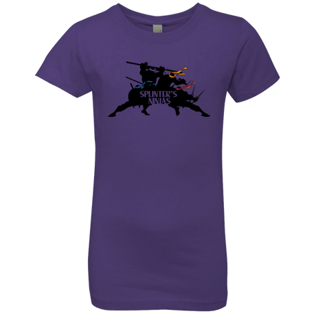 T-Shirts Purple Rush / YXS Splinters Ninjas Girls Premium T-Shirt