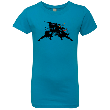 T-Shirts Turquoise / YXS Splinters Ninjas Girls Premium T-Shirt