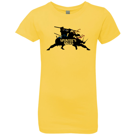 T-Shirts Vibrant Yellow / YXS Splinters Ninjas Girls Premium T-Shirt