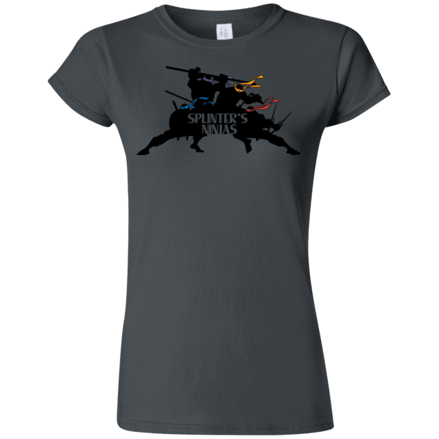 T-Shirts Charcoal / S Splinters Ninjas Junior Slimmer-Fit T-Shirt