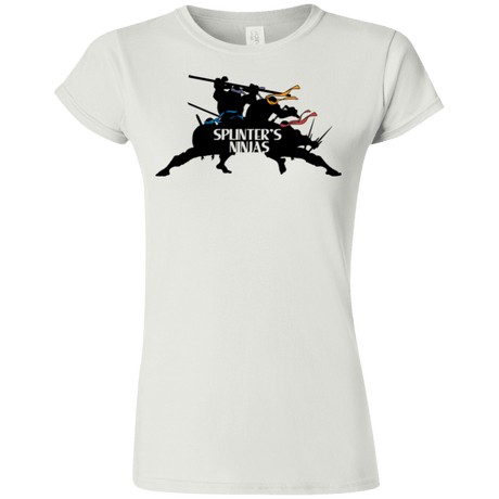 T-Shirts White / S Splinters Ninjas Junior Slimmer-Fit T-Shirt