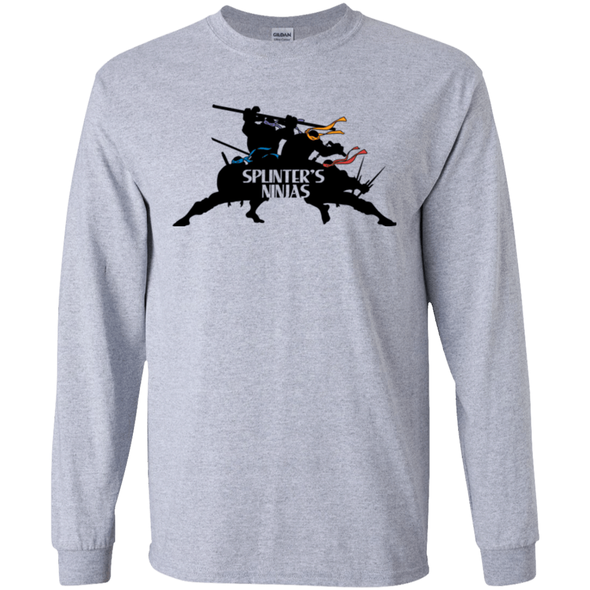 T-Shirts Sport Grey / S Splinters Ninjas Men's Long Sleeve T-Shirt