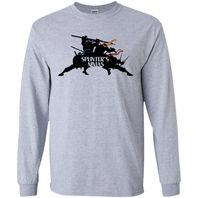 T-Shirts Sport Grey / S Splinters Ninjas Men's Long Sleeve T-Shirt