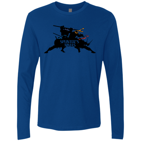 T-Shirts Royal / S Splinters Ninjas Men's Premium Long Sleeve