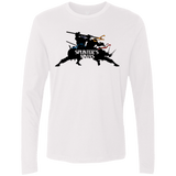 T-Shirts White / S Splinters Ninjas Men's Premium Long Sleeve