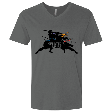 T-Shirts Heavy Metal / X-Small Splinters Ninjas Men's Premium V-Neck