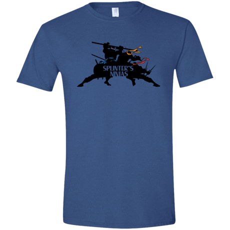T-Shirts Heather Royal / X-Small Splinters Ninjas Men's Semi-Fitted Softstyle