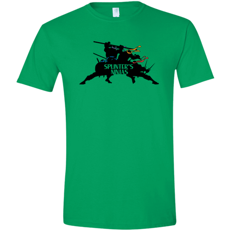 T-Shirts Irish Green / S Splinters Ninjas Men's Semi-Fitted Softstyle