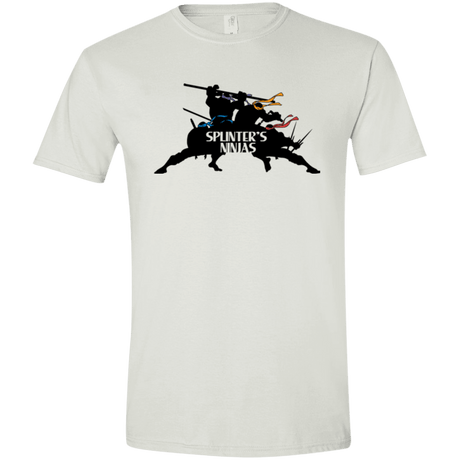 T-Shirts White / X-Small Splinters Ninjas Men's Semi-Fitted Softstyle